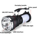 Solar Power Rechargeable Battery LED Flashlight Tent Light Lantern Lamp ~S