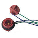 2pcs BA15S 1156 Bulb Socket Lamp Holder with Wires for LED Car Brake Light