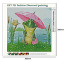 5D DIY Full Drill Diamond Painting Frog Cross Stitch Embroidery Mosaic Kit