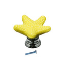 2pcs Lovely Starfish Ceramic Drawer Cabinet Cupboard Door Pull Handle Knob