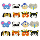 10PCS/set Assorted EVA Foam Animal Face for Kids Childrens Birthday Party