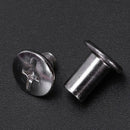 Scrapbook 5mm x 8mm Nickel-plated Binding Post Screw 10pcs L2C1