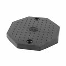 Vehicle Octagon Floor Jack Disk Pad Adapter Rubber Blanket for Pinch Weld Side