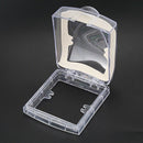 Bathroom Wall Switch Flip Cap Splash Proof Waterproof Cover Box Clear