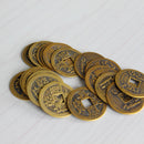 Wise Feng Shui Coins 1.00" 2.3cm Lucky Chinese Fortune Coin IChing Set TEES