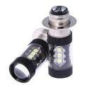 2PCS H6 6500K P15D Motorcycle Projector High LED Bulb Headlight Replacement