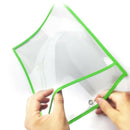 12pcs Reusable Dry Erase Pockets Ticket Holder Assorted Colors 10x14 inch