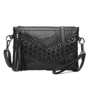 Women Sheepskin Solid Color Mini Messenger Bag Shoulder Crossbody Bag