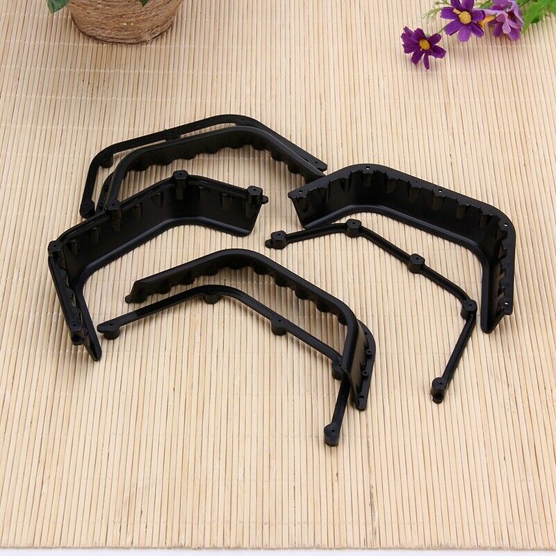 1:10 RC Crawler Black Mudguard RC Crawler Body for Axial SCX10 for Gelande  V4Q3