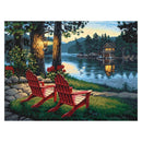 Lakeside 5D Full Drill Diamond Painting Embroidery DIY Cross Stitch Decor