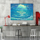 5D Full Round Drill Diamond Painting DIY Swimming Swan Rhinestone Picture
