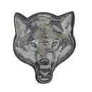 animal wolf head iron on patches sew-on embroidered patch motif appliqueTA