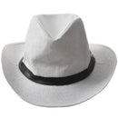Summer Men Hat Straw Hat Cowboy Hat Fashion WESTERN COWBOY Cavalry Hatband  Y2P1
