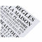"House rules" of French version quote waterproof wall stickers home decor ,