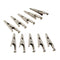 10x Clips For Test Leads, Battery Connectors Clamps Breeding Cage