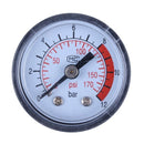 0-12BAR 0-170PSI 10mm Thread Gas Air Pump Pressure Gauge Compressor Manomet