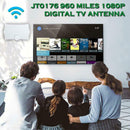 JT0176 960 Miles 4K HDTV 1080P Indoor Digital Antenna Signal Receiver Amplifier