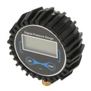Digital Tire Inflator Gauge With Robber Hose Heavy Duty For Vehicles Cars Black