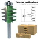 Shank Router Bits Finger Joint Glue For Wood Tenon Woodwork Milling E7K9