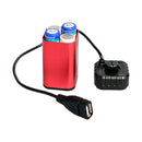 Waterproof 4 AA Battery Pack House Holder For Bicycle Bike Lamp USB Power Bank