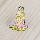 Cartoon Crown Princess Brooches Badge Backpack Shirt Lapel Pins (Style 2) A