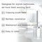 Wall-Mounted Toilet Brush Set Vented Stainless Steel Bathroom Bowl Cleaner G2R6