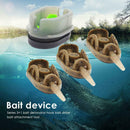 3+1 Inline Method Carp Fishing Bait Basket Feeders Mould Set (40g/50g/60g) A