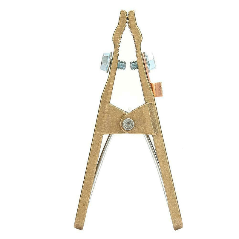 Brass Welding Manual Welder Arc Earth Ground Cable Copper Grip Clip Clamp 260A