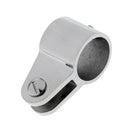2 Pieces 22mm for Boat Bimini Top Pipe Eye End Cap + 2 Pieces Clamp Jaw Slide