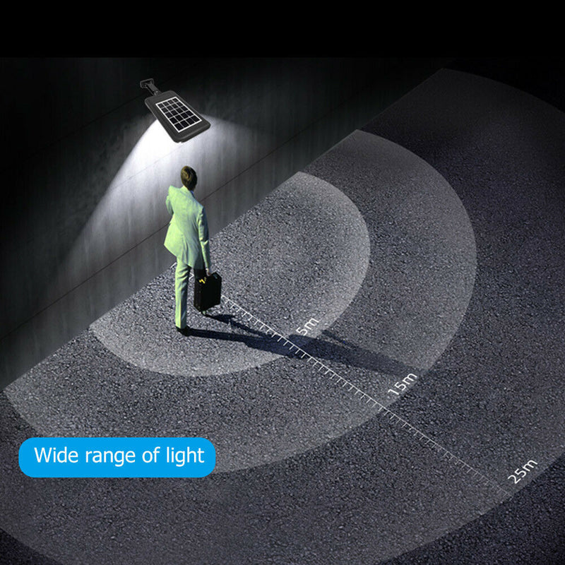 160COB Waterproof Solar Wall Light Motion Sensor Remote Control Lamp (C)