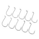 10pcs Saltwater Fishing Hooks Crab Hooks Big Game Stainless Steel Hooks 04