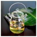 Elegant Glass Teapot Handle Heat Resistant For Blooming Oolong Black Tea 35 T6P9