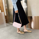 Women Casual Handbag Simple Nylon Daily Female Totes Shoulder Bags (Pink) A