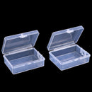 2pcs Transparent Chapter Box Hanging Box Mini Key Photo Boxes Home Storage B Nw