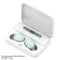 F9-5 Wireless Bluetooth V5.0 Earphones In-ear Stereo U-Type Headset (White)