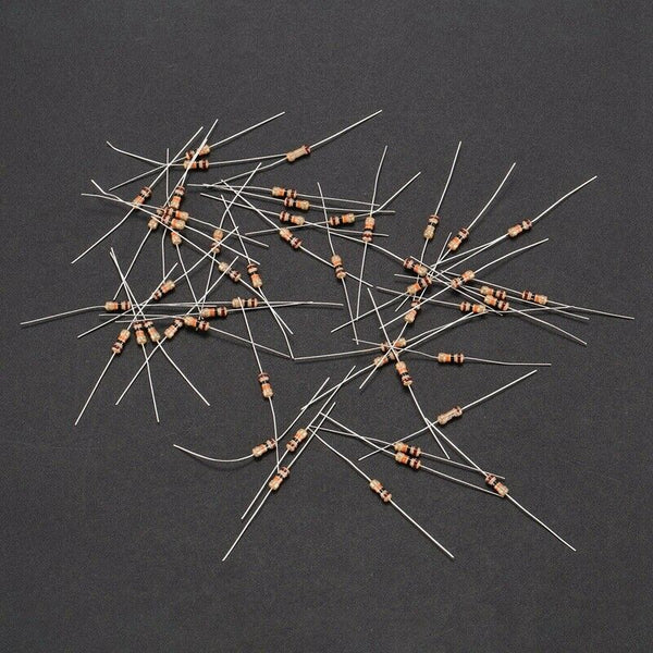 50 x 1/4W 250V 10K Ohm Axial Lead Carbon Film Resistors