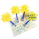 1 Pcs Sponge Painting Brush Flower Stamp Kids DIY Graffiti Drawing Toys LJ