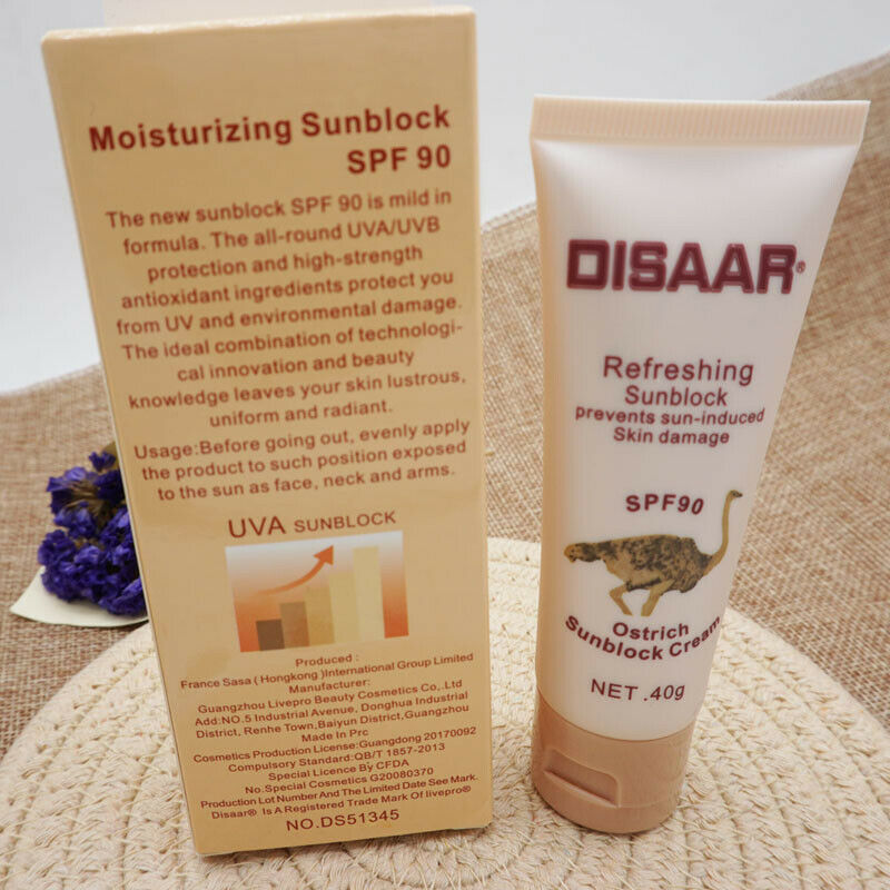 Disaar Snail Sunscreen Spf 90++Isolation Uv Whitening Moisturizing Sunscree I1A4