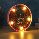 DIY Special Shape Drill LED Diamond Painting Light Palm Cross Stitch Lamp