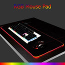 Large LED RGB Mouse Pad Rubber Lighting Gaming Mousepad Desktops Mice Mat