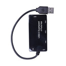 Usb 2.0 Hi-Speed 4-Ports Splitter Hub Adapter For Pc Computer Notebook Phon C8N8
