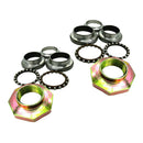 12Pcs/Set Motorcycle Steering Bearing Kit Stem For PW50 1981-2013 Motorcycle