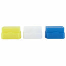 Silicon flexible Flash Bounce Diffuser Softbox White+Yellow+Blue for SB800/