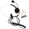2 Pack Hands-Free Call Center Noise Cancelling Corded Monaural Headset Headphone