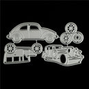 4pcs Classic Cars Metal Cutting Dies For DIY Scrapbooking Album Paper Cards 3 Gw