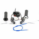 Hand Grips Kill Switch Twist Throttle Cable Brake Levers for 47/49cc Pocket