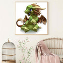 Cartoon Dragon DIY 5D Diamond Painting Embroidery Cross Crafts Stitch Kits