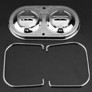 Chrome Brake Master Cylinder Cover Dual Bail Brakes For Chevy Sbc Bbc 350 4 Q5F9