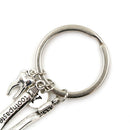 2pcs Dentist Keyring Keychain Dental Assistant Gift Dental Hygienist Keyring ME