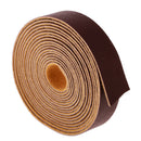 2Pcs 10 Meters Long DIY Crafts Leather Strap for Belt 15mm Wide Beige Brown